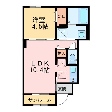 プレフェリート・Ⅰの物件間取画像